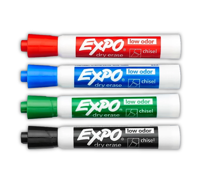 Dry-Erase　Expo　Wipebook　Markers　–
