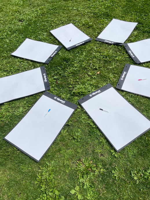 Get outside with Wipebook Flipcharts