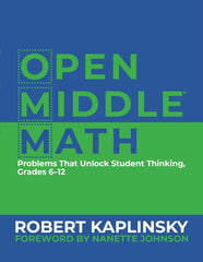 Book Study: Open Middle Math – Wipebook
