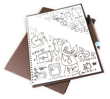 Load image into Gallery viewer, Whiteboard notebook dry erase professional
